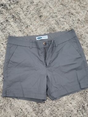 Old Navy Gray Women's Casual Chino Shorts